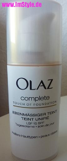 OLAZ complete Touch of Foundation hellere Hauttypen